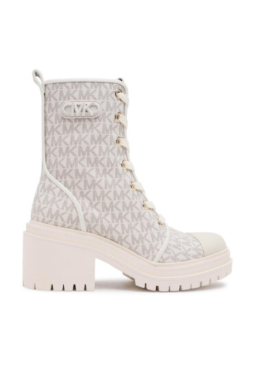 MICHAEL Michael Kors Боти Hanley Bottie Mk Sig Semi Lux 40F3HYME5B Екрю - Mera.bg