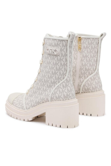 MICHAEL Michael Kors Боти Hanley Bottie Mk Sig Semi Lux 40F3HYME5B Екрю - Mera.bg
