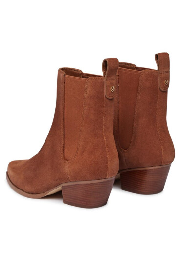 MICHAEL Michael Kors Боти тип челси Kinlee Bootie 40F3KNME5S Кафяв - Mera.bg