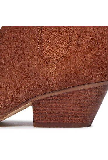 MICHAEL Michael Kors Боти тип челси Kinlee Bootie 40F3KNME5S Кафяв - Mera.bg