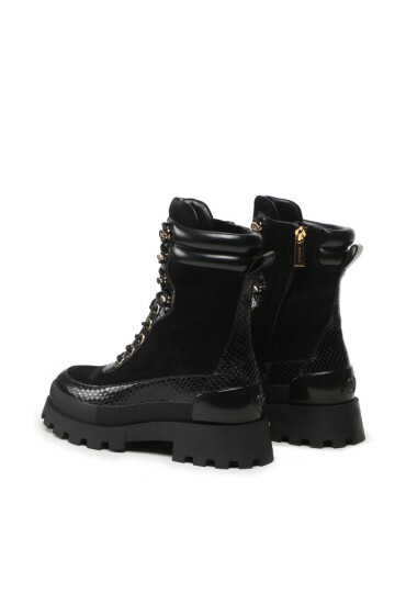 MICHAEL Michael Kors Боти Rowan Lace Up Bootie 40F3RWFE8S Черен - Mera.bg
