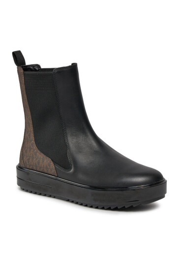 MICHAEL Michael Kors Боти тип челси Emmet Bootie 43H3EMFE7L Blk/Brown - Mera.bg