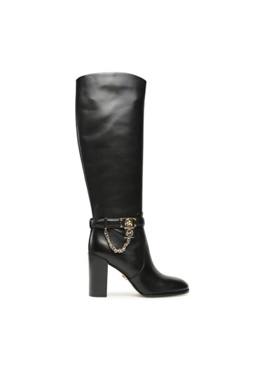 MICHAEL Michael Kors Ботуши Hamilton Heeled Boot 40F3HAHB5L Черен - Mera.bg