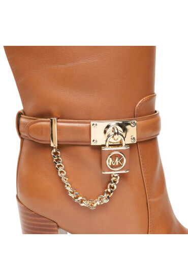MICHAEL Michael Kors Ботуши Hamilton Heeled Boot 40F3HAHB5L Luggage - Mera.bg