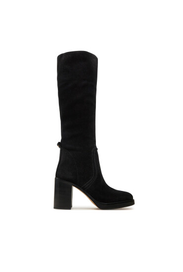 MICHAEL Michael Kors Ботуши Hayden Suede Boot 40F4HYMB5S Черен - Mera.bg