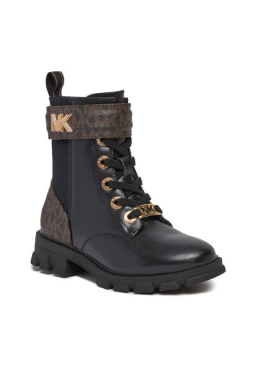 MICHAEL Michael Kors Ботуши Ridley Stark MK100782 Black/Brown Patent - Mera.bg