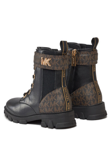 MICHAEL Michael Kors Ботуши Ridley Stark MK100782 Black/Brown Patent - Mera.bg