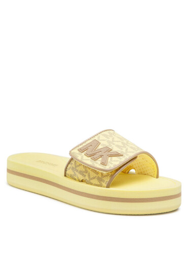 MICHAEL Michael Kors Чехли Mk Platform Slide 40S1MKFA2B Buttercup - Mera.bg