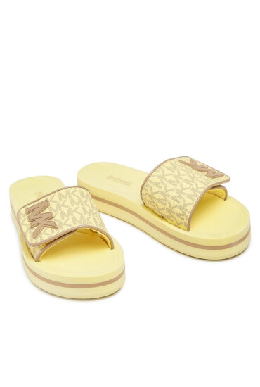 MICHAEL Michael Kors Чехли Mk Platform Slide 40S1MKFA2B Buttercup - Mera.bg