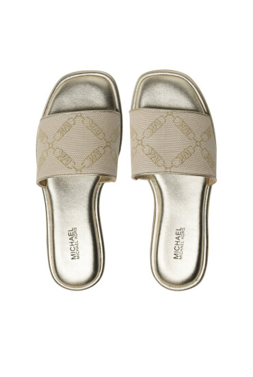 MICHAEL Michael Kors Чехли Hayworth Slide 40S3HAFS2Y Nat/Pale Gold - Mera.bg