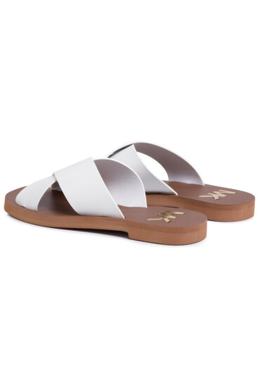 MICHAEL Michael Kors Чехли Glenda Sandal 40S0GLFP1L Optic White - Mera.bg