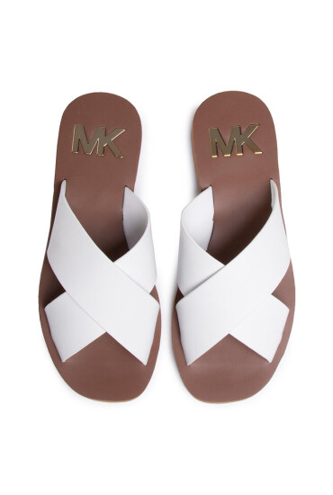 MICHAEL Michael Kors Чехли Glenda Sandal 40S0GLFP1L Optic White - Mera.bg