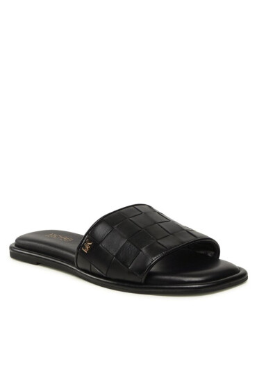 MICHAEL Michael Kors Чехли Halyworth Woven 40S3HAFA2L Black - Mera.bg