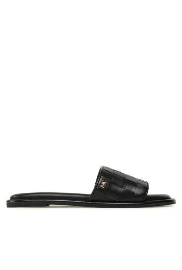 MICHAEL Michael Kors Чехли Halyworth Woven 40S3HAFA2L Black - Mera.bg