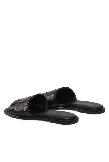 MICHAEL Michael Kors Чехли Halyworth Woven 40S3HAFA2L Black - Mera.bg