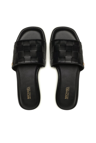 MICHAEL Michael Kors Чехли Halyworth Woven 40S3HAFA2L Black - Mera.bg
