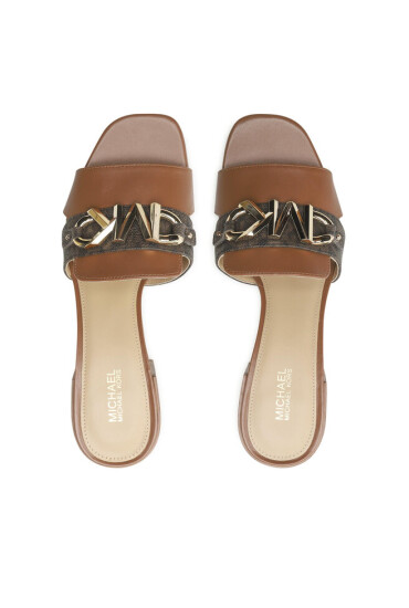 MICHAEL Michael Kors Чехли Izzy Mule 40S2IZMP2L Brown Multi - Mera.bg