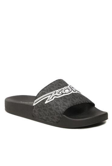 MICHAEL Michael Kors Чехли Jake Slide 42S3JSFA1B Black - Mera.bg