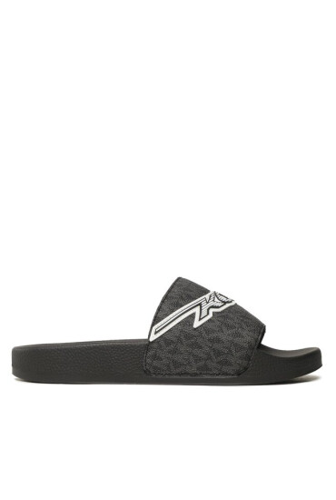 MICHAEL Michael Kors Чехли Jake Slide 42S3JSFA1B Black - Mera.bg