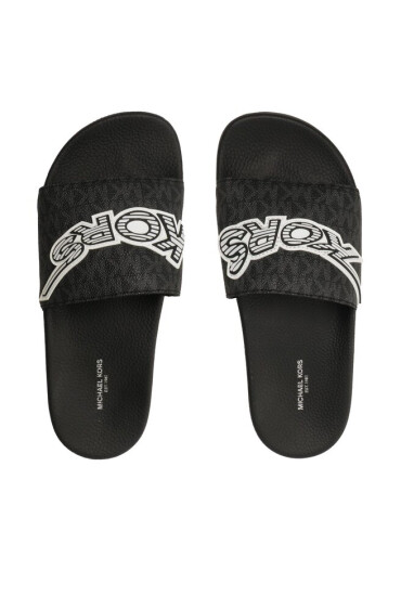 MICHAEL Michael Kors Чехли Jake Slide 42S3JSFA1B Black - Mera.bg