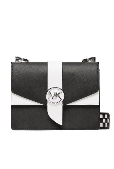 MICHAEL Michael Kors Дамска чанта Greenwich 32R3SGRC5T Blk/Opticwht - Mera.bg