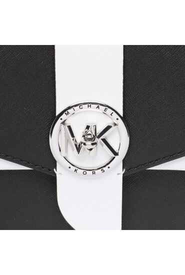 MICHAEL Michael Kors Дамска чанта Greenwich 32R3SGRC5T Blk/Opticwht - Mera.bg
