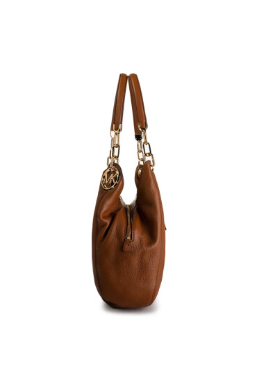 MICHAEL Michael Kors Дамска чанта Lillie 30T9G0LE3L Кафяв - Mera.bg