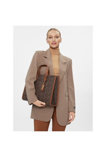 MICHAEL Michael Kors Дамска чанта Gigi Large 30H3G3GT3B Кафяв - Mera.bg