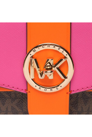 MICHAEL Michael Kors Дамска чанта Greenwich 30H1GGRL8V Apricot Multi - Mera.bg