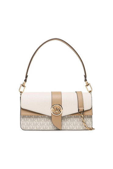 MICHAEL Michael Kors Дамска чанта Greenwich 30H1GGRL8V Vanilla Mlti - Mera.bg