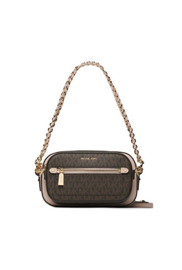 MICHAEL Michael Kors Дамска чанта Jet Set 32R3GJ6C4L Brn/Sftpink - Mera.bg