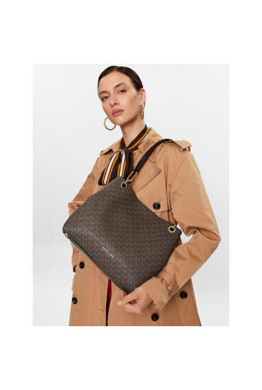 MICHAEL Michael Kors Дамска чанта Kensington 30F3G8KT7B Кафяв - Mera.bg