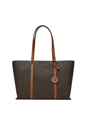 MICHAEL Michael Kors Дамска чанта Temple Tote 30R4G1LT3B Кафяв - Mera.bg