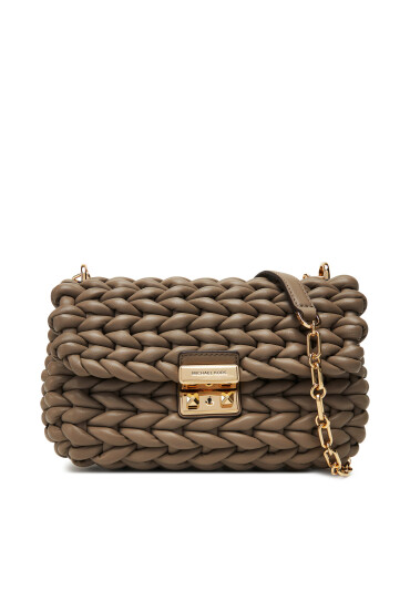 MICHAEL Michael Kors Дамска чанта Tribeca 30T5G2RL7T Бежов - Mera.bg