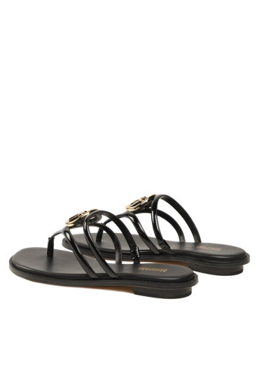 MICHAEL Michael Kors Джапанки Hampton Flat 40S3HMFS1A Black - Mera.bg