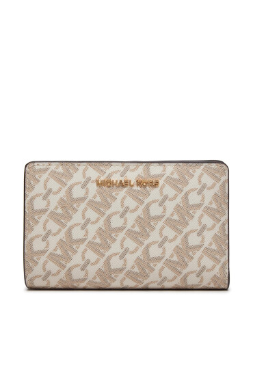 MICHAEL Michael Kors Голям дамски портфейл Empire 34S4G8ED6B Vanilla/Lugg - Mera.bg