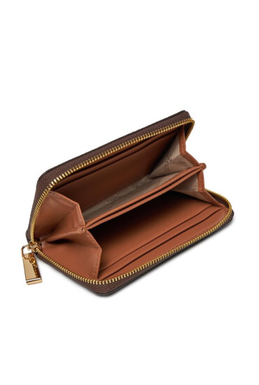 MICHAEL Michael Kors Голям дамски портфейл Jet Set 34H9GJ6D0B Brn/Acorn - Mera.bg