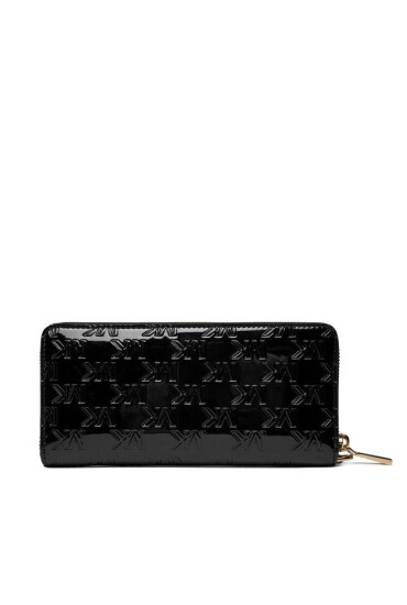 MICHAEL Michael Kors Голям дамски портфейл Large Logo Embossed 34H3GJ6T9U Black - Mera.bg