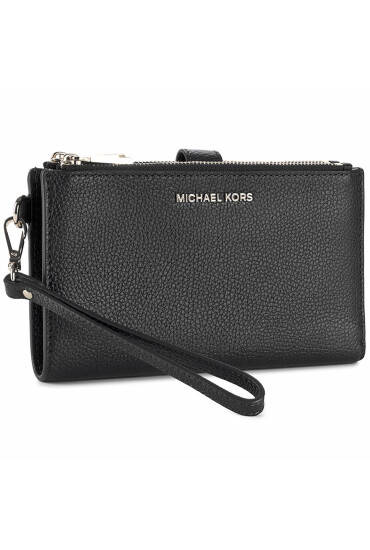 MICHAEL Michael Kors Голям дамски портфейл Wristlets 32T7GAFW4L Черен - Mera.bg