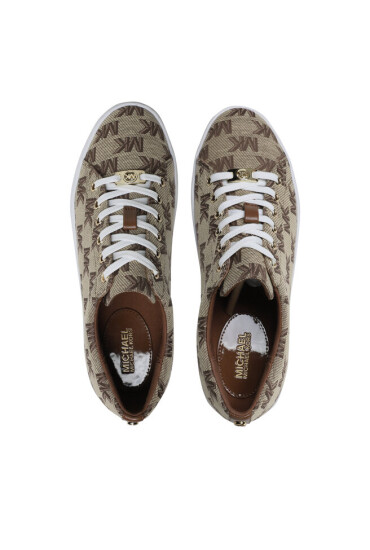MICHAEL Michael Kors Гуменки Keaton Lace Up 43S3KTFS1Y Кафяв - Mera.bg