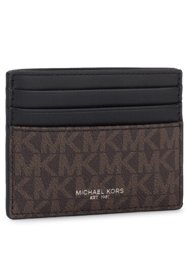 MICHAEL Michael Kors Калъф за кредитни карти Greyson 39F9LGYD2B Черен - Mera.bg