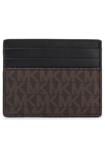 MICHAEL Michael Kors Калъф за кредитни карти Greyson 39F9LGYD2B Черен - Mera.bg
