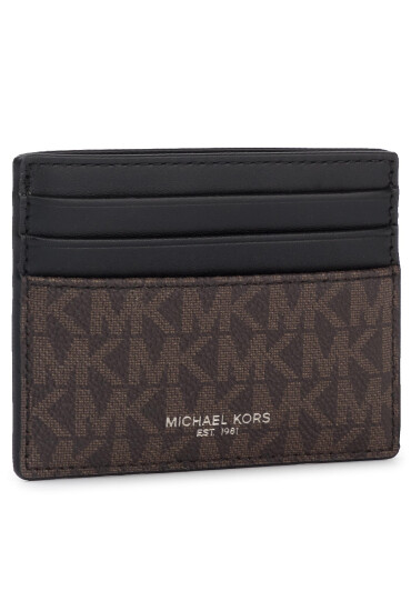 MICHAEL Michael Kors Калъф за кредитни карти Greyson 39F9LGYD2B Черен - Mera.bg