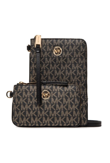 MICHAEL Michael Kors Калъф за телефон Heritage 34F2G5HN6O Blk/Gold - Mera.bg