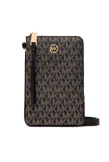 MICHAEL Michael Kors Калъф за телефон Heritage 34F2G5HN6O Blk/Gold - Mera.bg