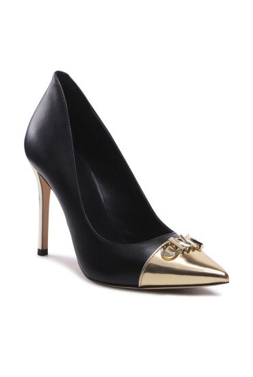 MICHAEL Michael Kors Обувки на ток Parker Pump 40F2PKHP4L Blk/Gold - Mera.bg