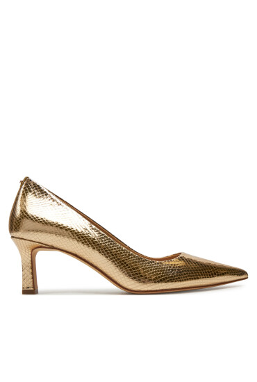 MICHAEL Michael Kors Обувки на ток Amara Kitten Pump 40T4AMMP1M Златист - Mera.bg
