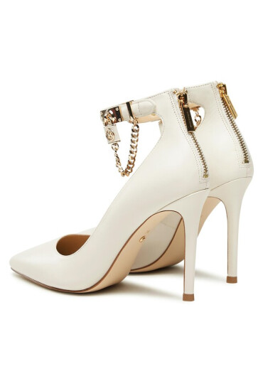 MICHAEL Michael Kors Обувки на ток Hamilton Pump 40F3HAHP1L Екрю - Mera.bg