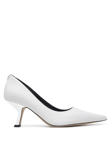 MICHAEL Michael Kors Обувки на ток Luna Mid Pump 40F4LUMP3L Бял - Mera.bg