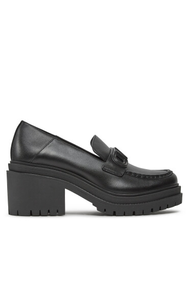 MICHAEL Michael Kors Обувки Rocco Heeled Loafer 40H3RCMP1L Черен - Mera.bg